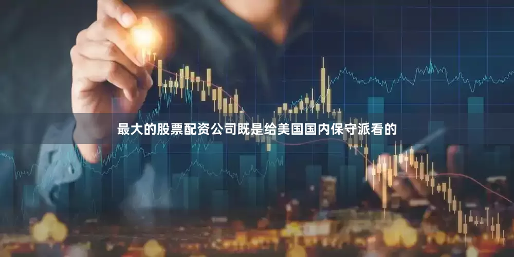 最大的股票配资公司既是给美国国内保守派看的